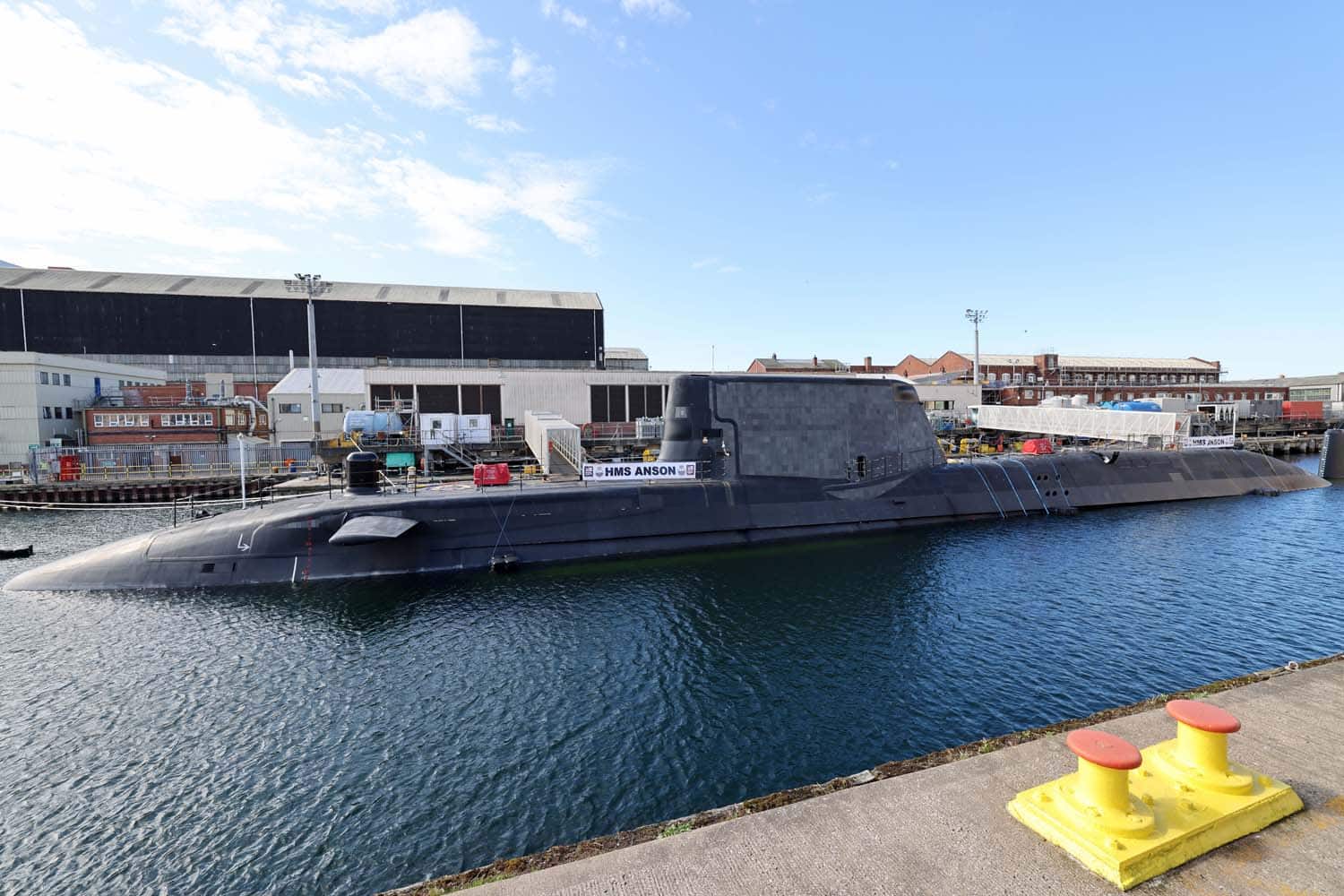 Royal Navy Commissions 5th Astute Class Submarine HMS Anson Naval News