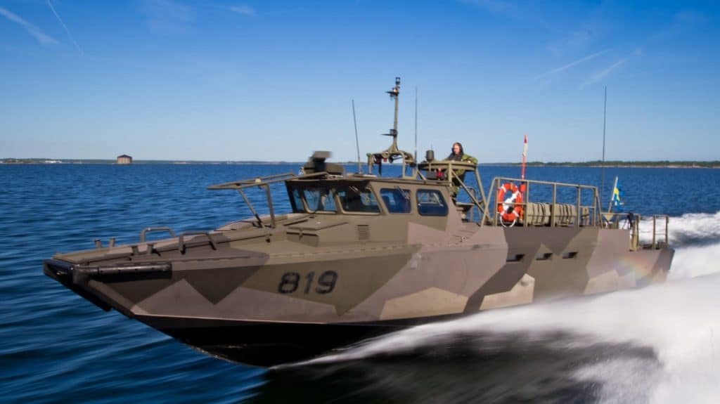 Combat boats CB90 - Swedish Navy