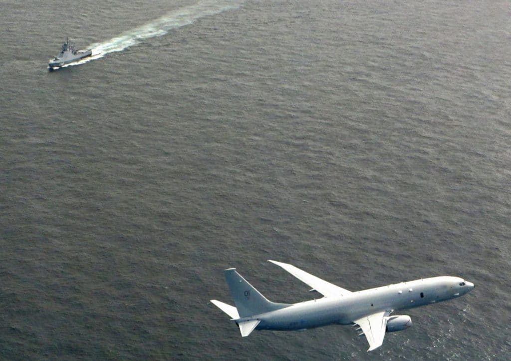 First Operation for RAF Poseidon tracking Russian Warship
