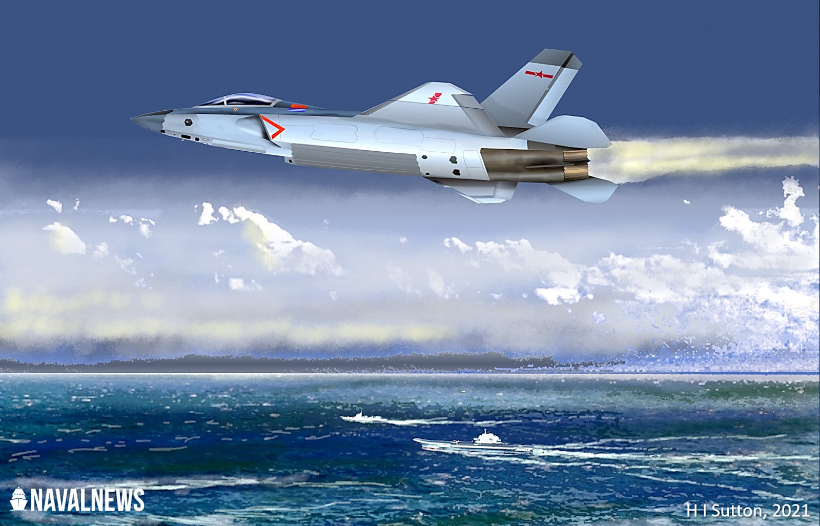 First Sighting Of New Stealth Fighter For Chinese Navy S Aircraft Carriers Naval News