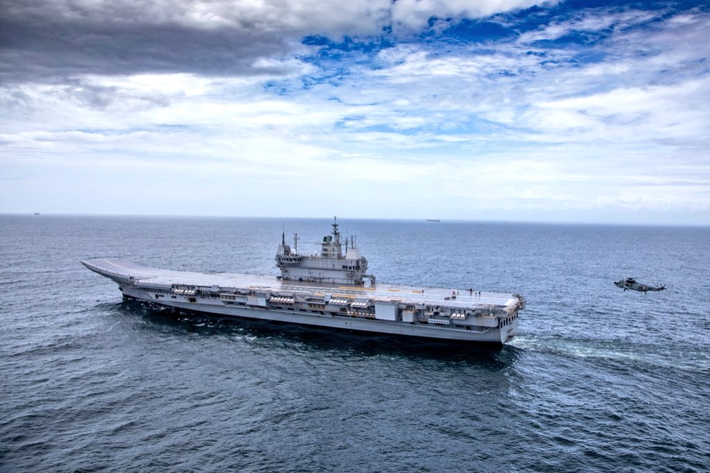 India's New Aircraft Carrier INS Vikrant Starts Sea Trials - Naval News