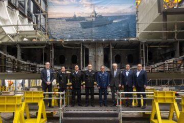 Rauma shipyard lays keel of Finnish Navy’s first multi-role corvette