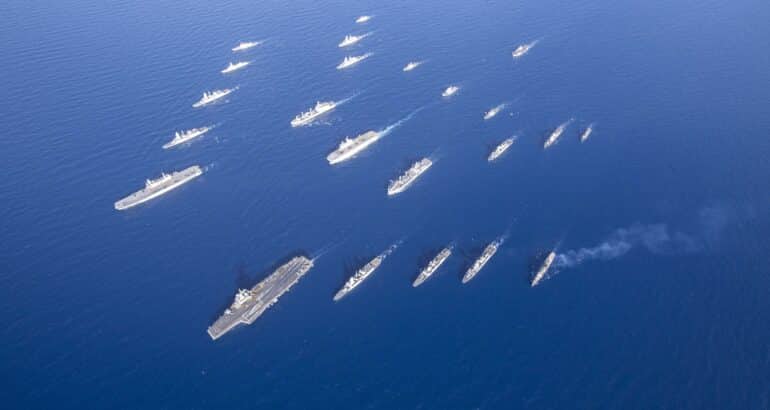 Return of the naval strike group deployed as part of the Akila mission