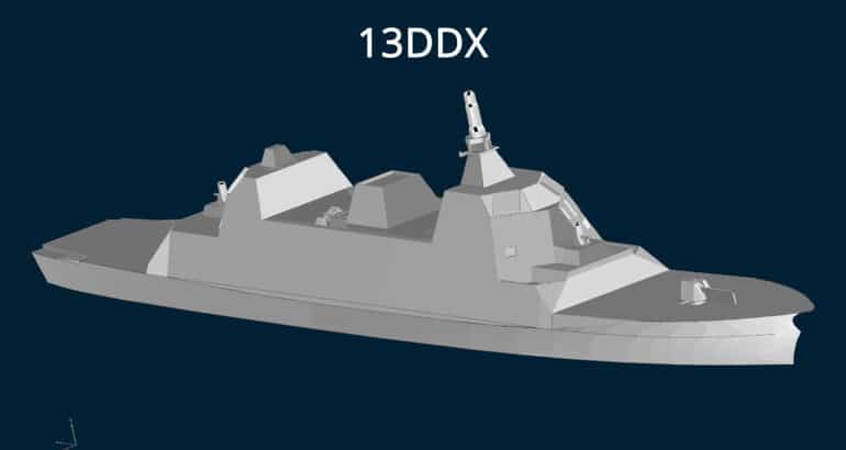اليابان تحدد تصاميم لمدمرة الدفاع الجوي 13DDX الجديدة