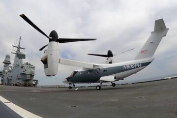 AW609 Tiltrotor Aircraft Completes First Ship Trial Campaign with Italian Navy