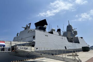 Royal Netherlands Navy Frigate HNLMS Tromp Visits South Korea