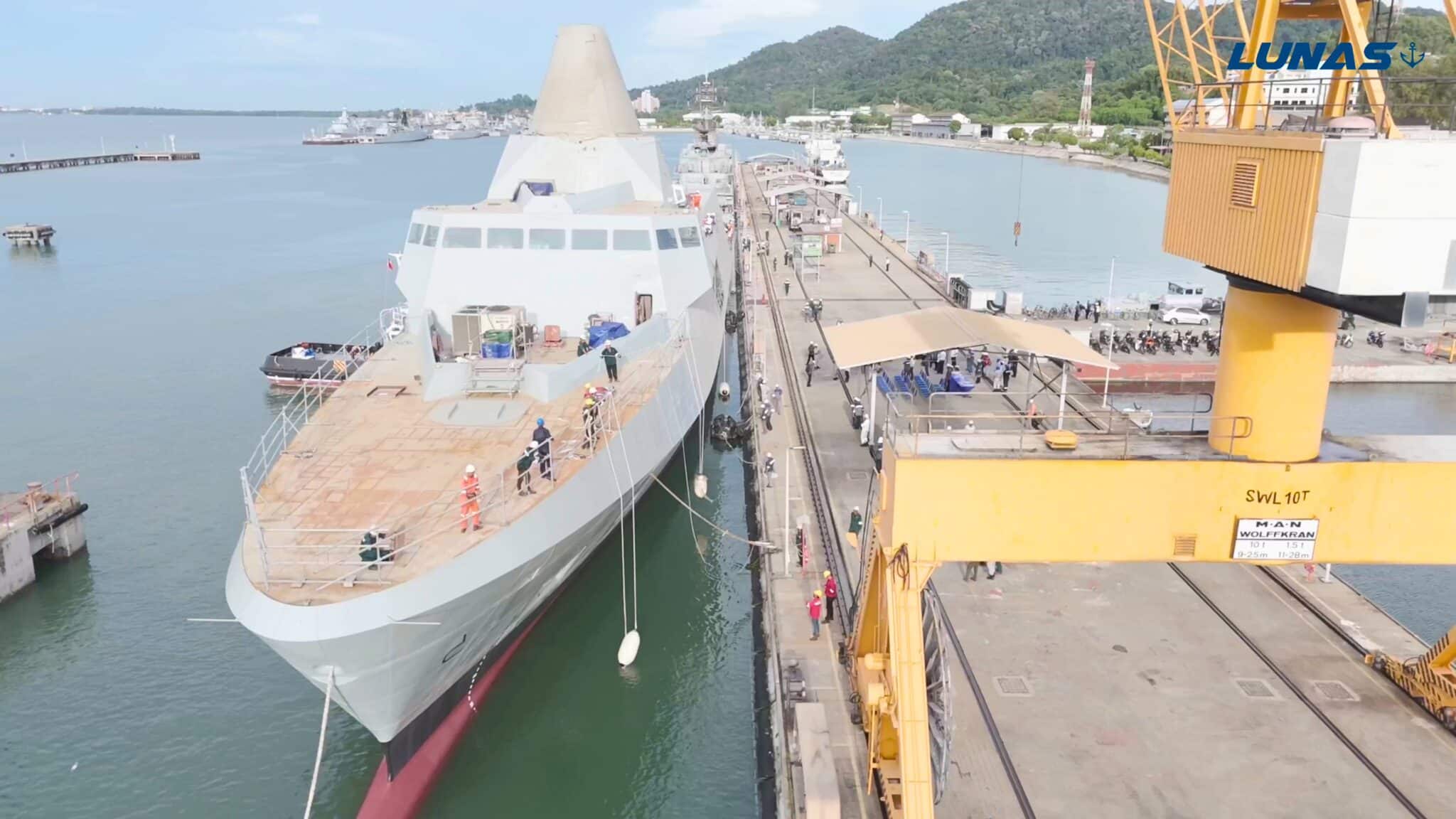 马来西亚首艘濒海战斗舰“KD Maharaja Lela”号下水