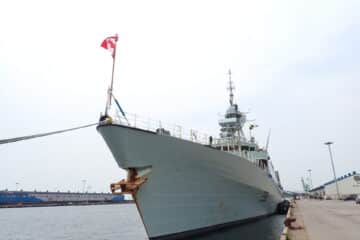 Royal Canadian Navy Frigate HMCS Montreal Visits South Korea