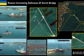 Russia Rushes To Complete Huge New Defenses Of Kerch Bridge